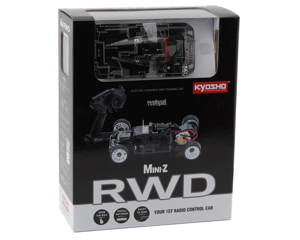 Kyosho MR-03 Mini-Z RWD ReadySet with Sauber Mercedes Group C Rennsportwagen C9 Body (Black)